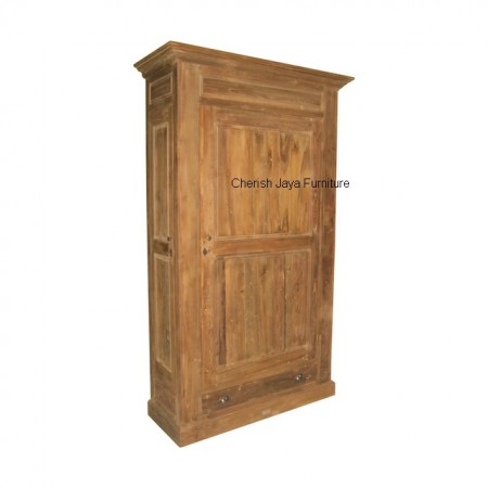 Code: SJW 003 Name: Classic-Wardrobe-Multi-Door-1-Drawer  Size: H=210 x W=125 x D=50 cm Wood: Solid Teakwood